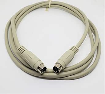 Connectors Pro PC Accessories 6' Mini Din6 PS2 M/M Straight Through 6 Feet Male to Male PS/2 Keyboard Mouse Cable, MD6 MII Pro Beige (Mini Din6-6FT-MM)