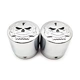 AfterMokit Front Fork Axle Shaft Nut Cover with Single Screw for Harley Road Glide Electra Glide Ult