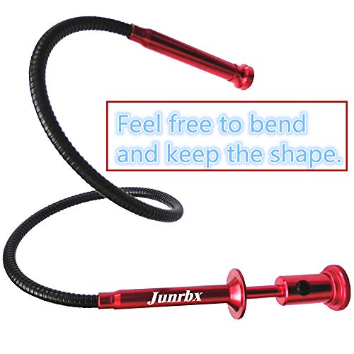 Stereotype four-claw magnetic gripping tool with LED light stainless steel spring can be fixed in different shapes without bounce 2 in 1 magnetic pickup (Directional four-jaw picker-03) - Thumbnail 3