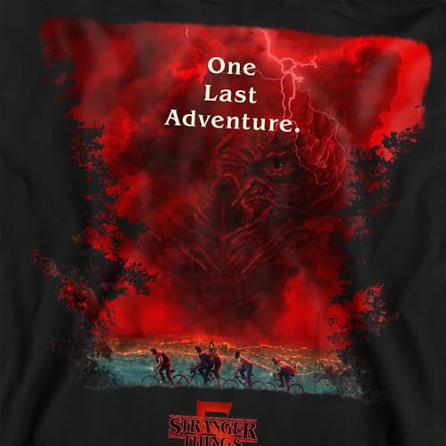 Sweat Stranger Things 5 Vecna Clouds noir uni pour adulte - 3