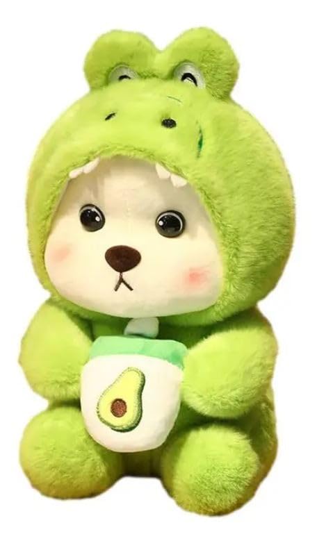 Image of Storescent Soft Toys for Kids - Stuffed Animal Plush Soft Toy for Boys & Girls | Plushie Toy Green Panda Crocodile Style