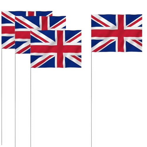 Image of 50Pcs UK Marking Flag Britain British Marker Flag Landscape Flag Union Jack