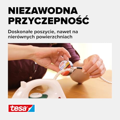 tesa® taśma izolacyjna – samoprzylepna taśma zabezpieczająca – odporna na wysoką temperaturę – do izolacji, napraw i wiązania kabli – 10x 10 m x 15 m, czarna