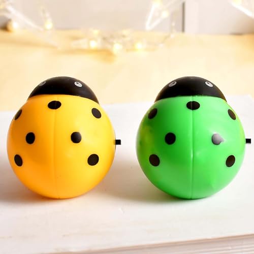 Image of ascension 1 Pc Romantic Energy Saving Creative Lady Bug Shaped Design Night Light Animals Cartoon lamp for Bedroom Home Decor Kids Favourite Birthday Party Return Gifts (Assorted Color)