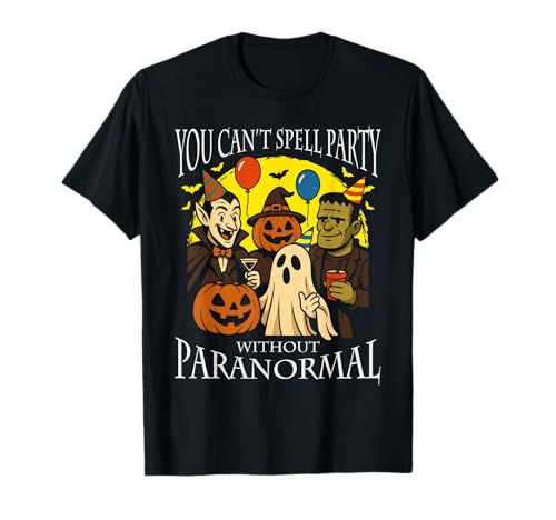 You Can't Spell Party Halloween Spooky Spooky Haunted Season T-Shirt