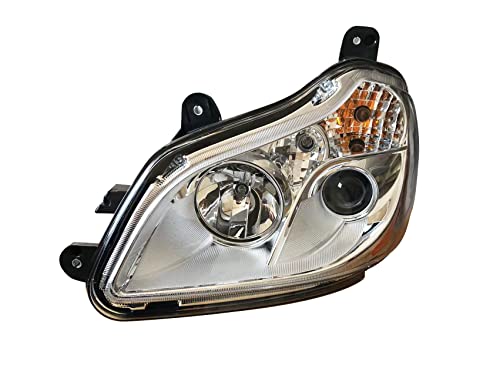 LONGLING Replacement Headlight Chrome Trim With Projector Low Near Beam Driver Left Side Headlamp Assemble Complete for Kenworth T680 2013-2020