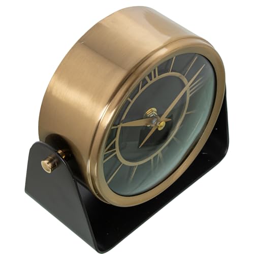 Horloge de table élégante noire et dorée idée cadeau crémaillère chic - 5
