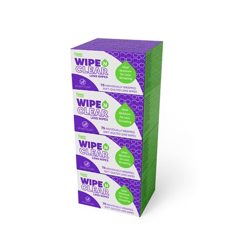 Flents Wipe 'N Clear Lens Cleaning Wipes,...