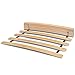 Rollrost 90x200 cm für Bett - Hochwertiger Rolllattenrost 17 Gebogene Birkenholzlatten mit Band verbunden.Lattenroste holzlatten Klappbar Bestimmt für Feder- sowie Schaummatratzen. (90x200)