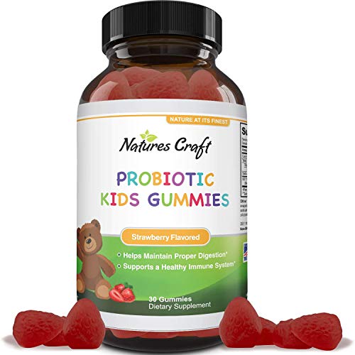 Immune Booster Kids Probiotic Gummies - Bacillus Subtilis Probiotic for Kids Stomach Relief