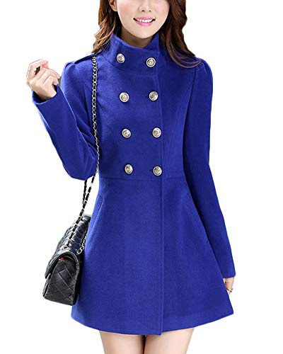 Yonglan Donna Inverno Stile Militare Cappotto di