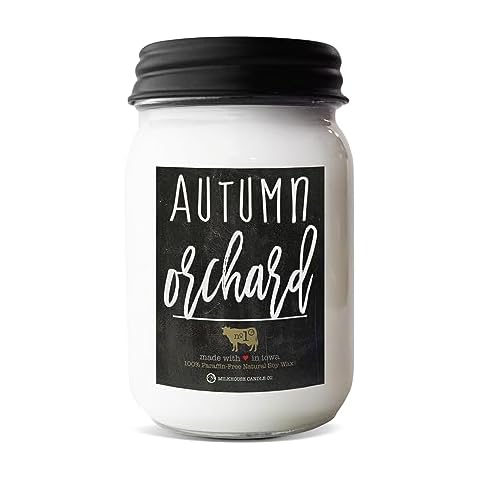 Milkhouse Candle Company - Autumn Orchard - 13oz Beeswax and Soy Candles - Farmhouse Collection Cover