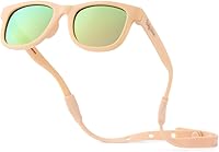 Vista 1 de Gafas de sol polarizadas para bebé con correa, lentes de sol flexibles irrompibles para bebés recién nacidos de 0 a 24 meses