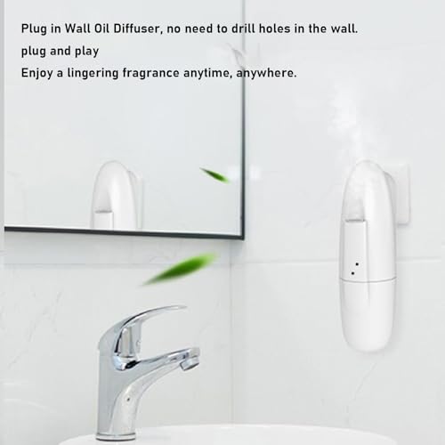Difusor aromático eléctrico Plug in 100ML portátil blanco miniatura 6