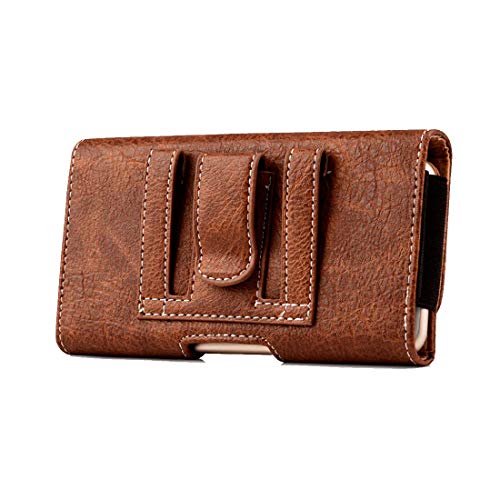 Aiscell Wallet Pouch For Moto G Stylus, G Power , Moto Z4, Z3,One Zoom, One Action ,One Hyper ,G7 Plus ,Moto G7, Revvlry+, Brown Faux Leather Case Belt Clip Holster Fits Phone With Case Cover On 09 Bn #TOP6