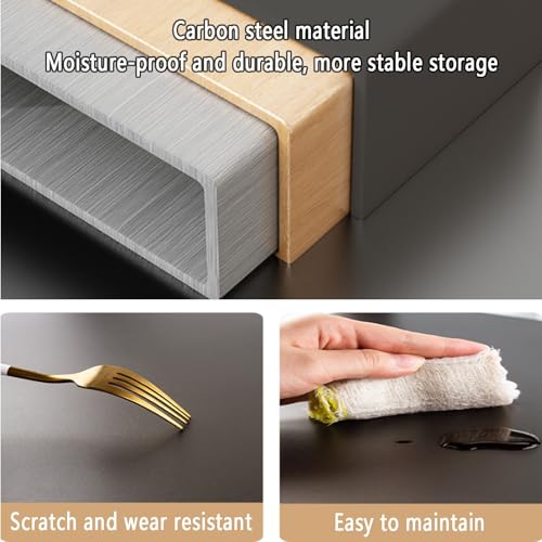Armoire suspendue salle de bain anti-perforation pour ranger sans percer - 4