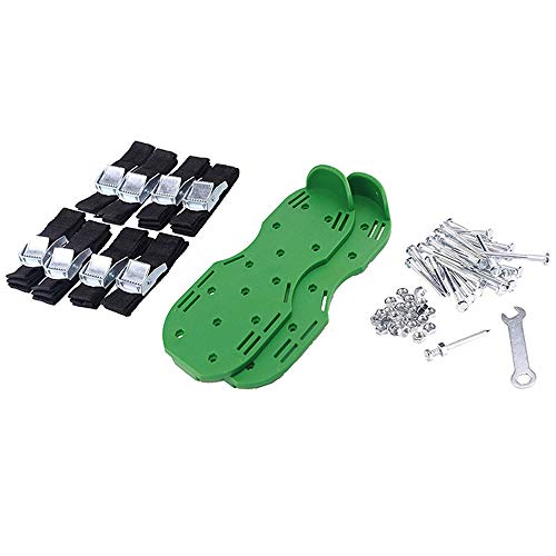 Nuxn Lawn Aerator Shoes Spiked Aerating Lawn Sandals with 26 Spikes and 8