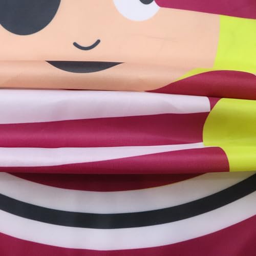 AZ FLAG - Flagge Mädchen Pirat - 90x60 cm - Piraten Totenkopf Fahne 100% Polyester mit Messing-Ösen - UV-beständig - Vives Farben - 50g