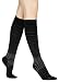 Buttons & Pleats Womens & Mens Medical Grade 20-30 mmHg Compression Socks Pinstriped SM