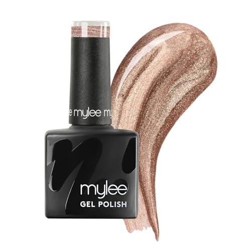 Mylee Esmalte de Uñas Gel Semipermanente 8ml [Masterpiece] - Manicura y Pedicura UV/LED, Uso Profesional y Doméstico, Larga Duración, Fácil de Aplicar [Shimmer Range] Vegan & Cruelty Free