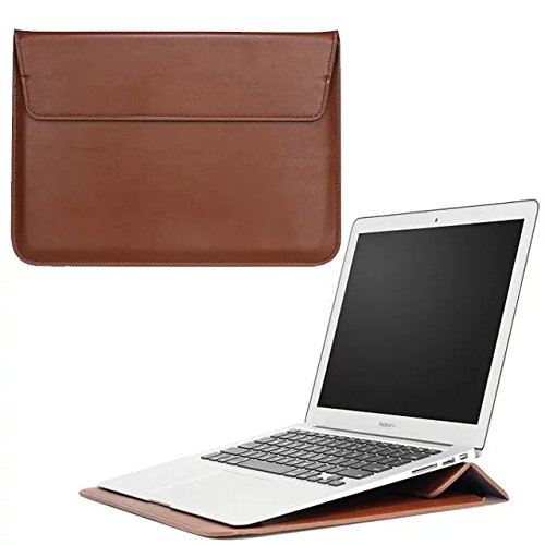 フェイクレザーブリーフケーススタンドキャリースリーブ Microsoft Surface Pro 4 / Acer Aspire/Chromebook/HP ProBook/Pro x2 / EliteBook 12.5 13.3インチノートパソコン用