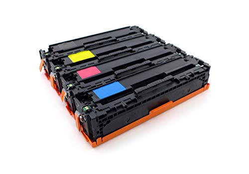 Green2Print Toner Toner-Set, 4 Kartuschen 6400 Seiten ersetzt HP CB540A, 125A, CB541A, 125A, CB542A, 125, CB543A, 125 passend für HP Color Laserjet CM1312NFI, CM1312, CP1215, CP1514N, CP1515N, CP