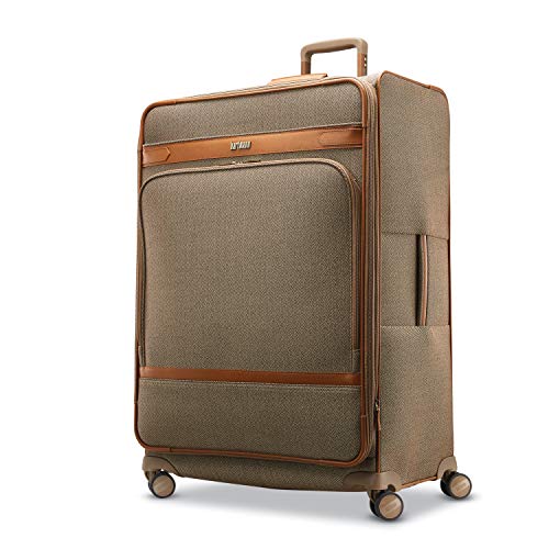 Hartmann Herringbone Deluxe Extended Journey Expandable Spinner, Terracotta, Checked-Large 29-Inch