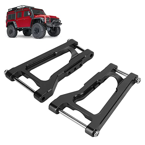 Image of Dilwe RC Rear Suspension Arms, Aluminum Alloy Rear Suspension Arms Replacement Part for Traxxas 1967 C10 Drag Slash(Black)