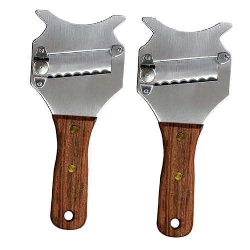 Sosoport 2Pcs Truffle Shavers and Cheese Slicers Portable Kitchen Gadgets for Chocolate and Cheese Easy to Use for Home Chefs and Professionals