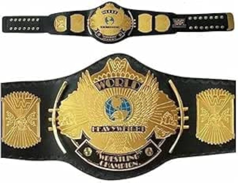 WWFクラシック ゴールドウィングドイーグル チャンピオンベルト 未使用送料無料 Amazon.com : Classic Gold Winged Eagle Heavyweight Wrestling