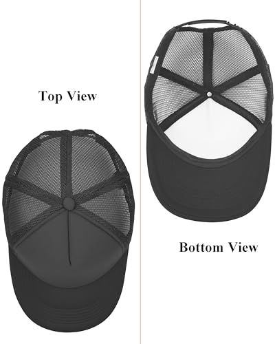 Image of Gelante 12 Pcs Sublimation Blank Trucker Hats - 5 Panel Mesh Snapback Baseball Cap Bulk