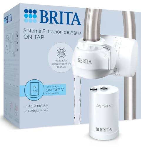 BRITA ON TAP sistema filtro agua grifo de cocina, 1x filtro V (600L)