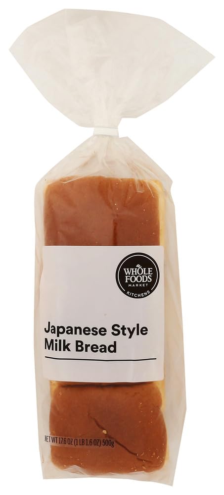 Whole Foods Market Kitchens Japanese Milk Bread Loaf, 500 GR - Amazon product rated Grade B
