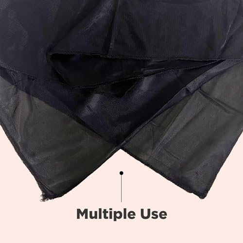 DONNA Satin Head Scarf 30" x 30", Headband for Women, Head Scarf for Women Silk Scarf, Silk Hair Wrap for Sleeping, 1PC4