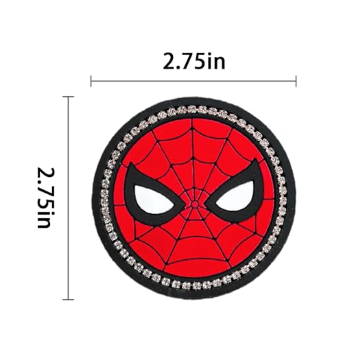 Portavasos para auto diseño araña 2 piezas silicona miniatura 4