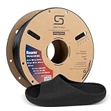 Siraya Tech Roamr TPU Air HR 80A Filament, 48-50% High Rebound, Foaming Flexible 3D Printer Filament, 64A-80A Variable Hardness, Matte Finish for Footwear, Midsoles, and Orthotics (800g, Noir)
