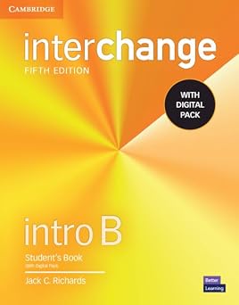 Interchange Intro B Students Book with Digital Pack