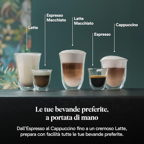 De’Longhi Dedica Style – Perfetto Macchina Da Caffè Espresso, Compatibile Con Cialde Ese, Montalatte Manuale Per Cappuccino, Pannello Di Controllo Con Pulsanti, Larghezza 15 Cm, Blu (EC685.BL) - 4