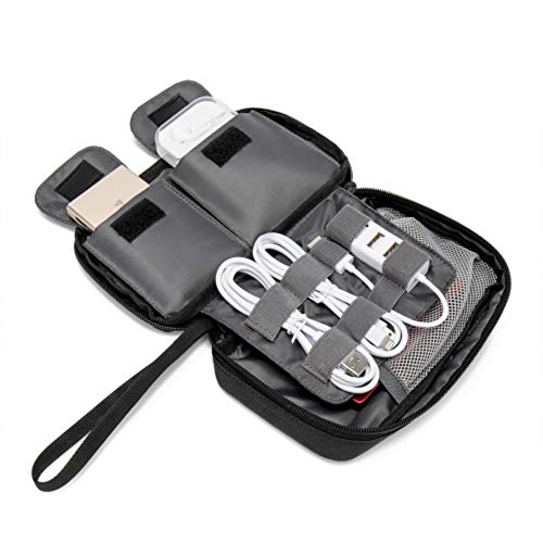 Organizador de Almacenamiento de Cables Bolsa Creativo Retro Hogar Cocina Tetera Electrónica Organizador Viaje para Varios Cables USB Cargador de Auriculares Oficina de Viajes Organizador de electrón