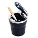Car Ashtray, Portable Auto Cigar Ashtray Car with Blue LED Light Ashtrays for Cars