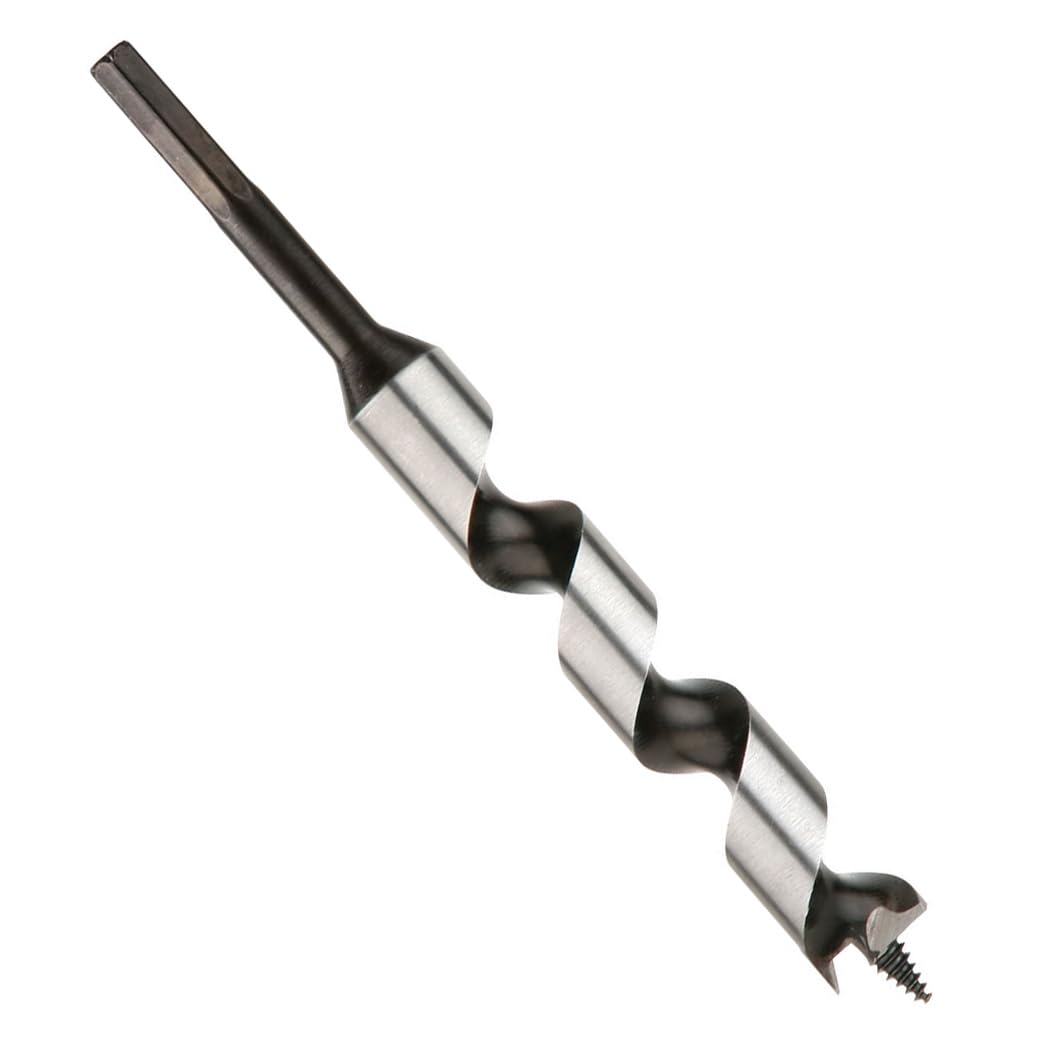 8 mm x 460 mm Wood Auger Drill Bit, Boring Bit, Spur Point Dowel Drill, Hole Cutter With Hex Shank, Twisted Flute