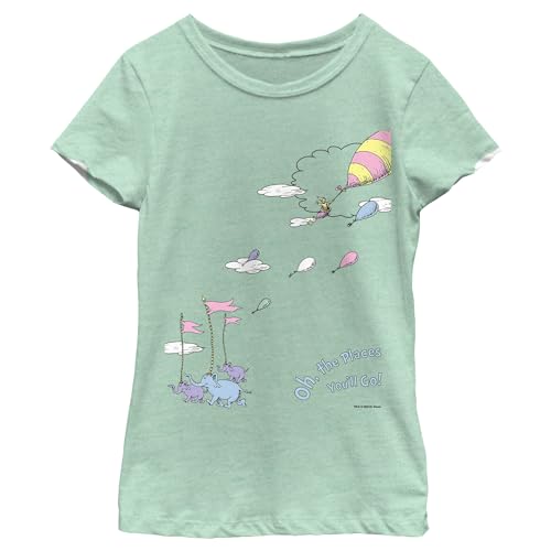 Girl's Dr. Seuss Oh The Places You'll Go Scene T-Shirt