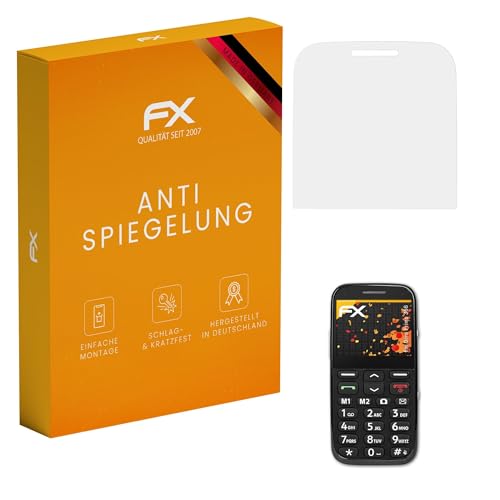 atFoliX Protecteur d'écran compatible avec Doro Primo 366 Film Protection d'écran, antiréfléchissant et absorbant les chocs FX Film Protecteur (3X)