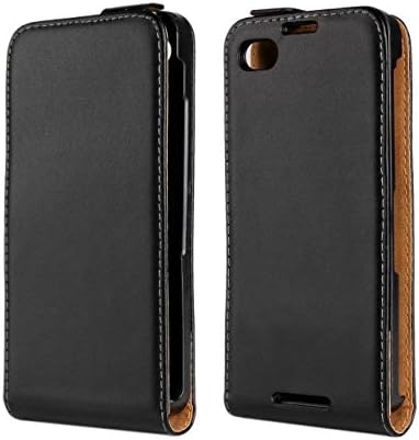 PIZU Leather Case Flip Cover for Blackberry Z30/Black
