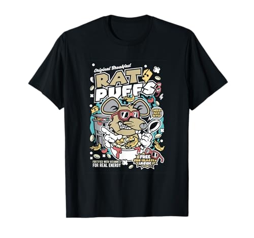 Rat Puffs Desayuno Original Camiseta