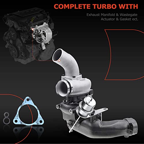 A-Premium Complete Turbo Turbocharger Kit, With Wastegate Actuator & Gasket, Compatible With Chevy Express 2500 3500 1996-2002 & Gmc Savana 2500 1996-1992, B7 1997-1998, 6.5L Diesel, Replace# 12530339 #TOP1