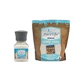 Purelife Aegean Sea Salt Coarse PET Bottle with Ceramic Mill 250gm & Purelife Sea Salt Iodized Fine