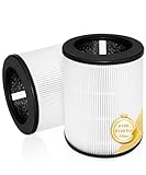 Facecool P100 / P100 Pro Replacement Filter Compatible with Welov P100 P100 Pro Air Purifier, 3-in-1 H13 HEPA and High Efficiency Activated Carbon Filters, Part # P100-RF 2-Pack