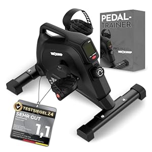 NEOLYMP Pedaltrainer für Zuhause TÜV geprüft – gelenkschonender Beintrainer im Sitzen für Senioren, Widerstandstrainer mit Display, 8 Stufen & Magnetbremse, Heimtrainer Senioren (Pedaltrainer)