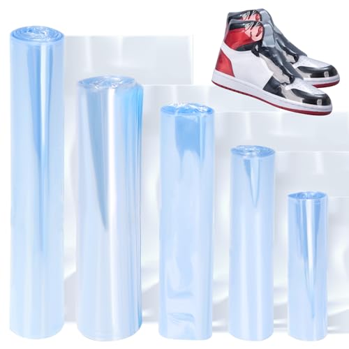 500 Sacchetti Termoretraibili PVC - 5 Misure Per Proteggere Scarpe Da Polvere E Ingiallimento - Foto 10